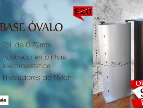 Mueble de Oficina Base Ovalo