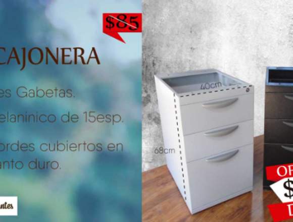 Mueble De Oficina Cajonera