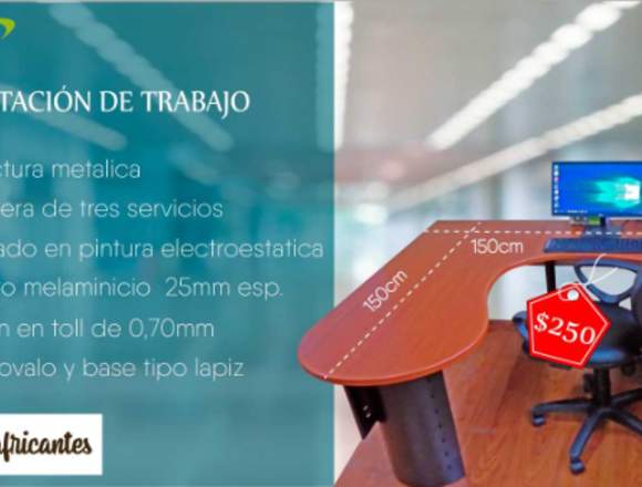 Mueble de Oficina Estación de Trabajo