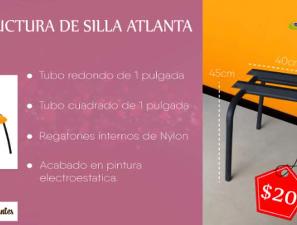 Mueble  De Oficina Estructura de Silla Atlanta