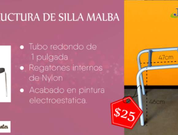 Mueble De Oficina Estructura De Silla  Malba