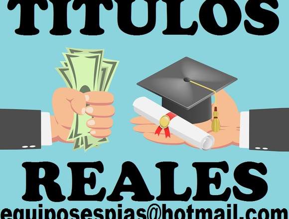 Titulos universitarios y tecnicos verificables