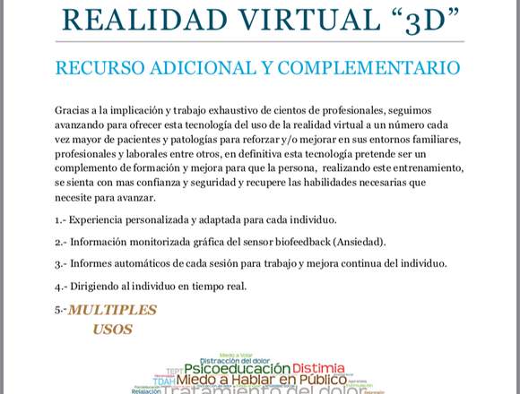 Terapias con Realidad Virtual