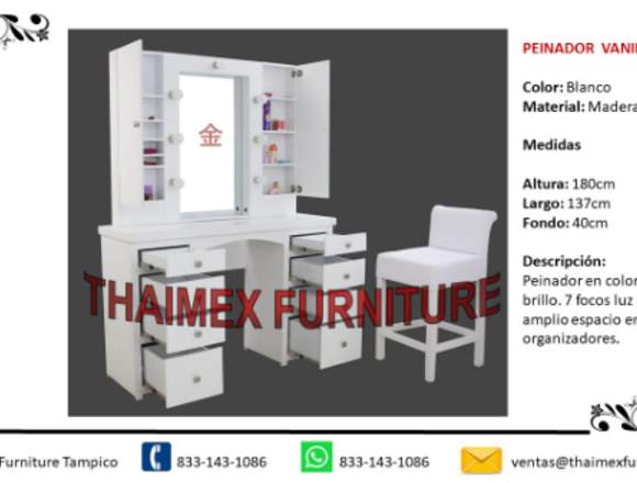 Peinador Vanidosa - Thaimex Furniture Tampico