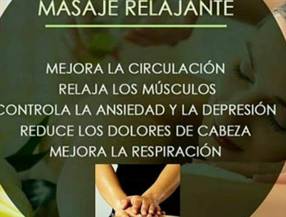 RELAJATE CON MASAJES ANTI STRESS PARA TI