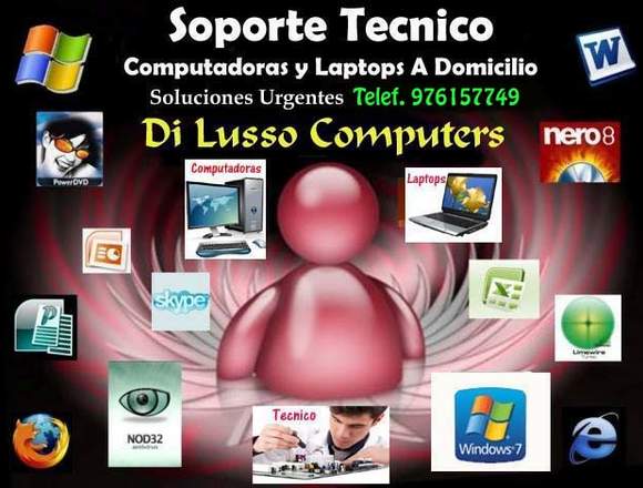 Reparacion computadoras Laptops A domicilio