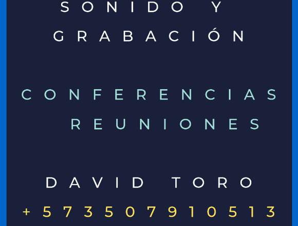 ALQUILER DE SONIDO para conferencias