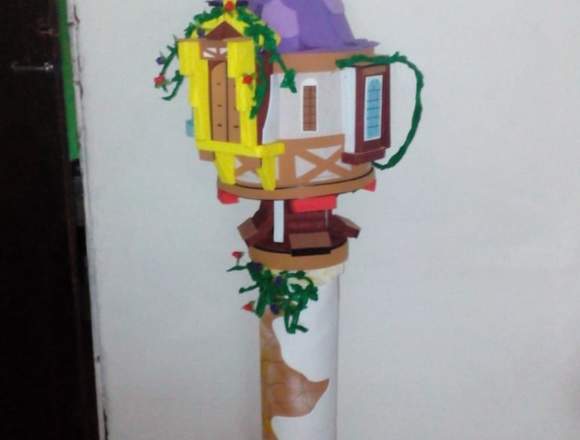 piñata torre de rapunzel
