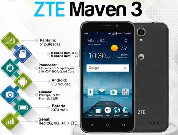 Teléfono Celular ZTE Mave 3