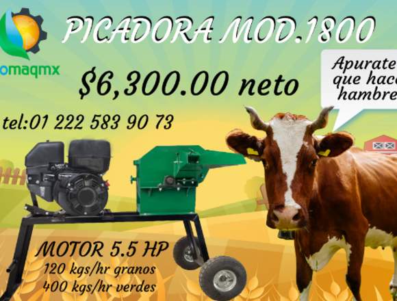 PICADORA DE FORRAJE 1800 MODELO EcomaqMx