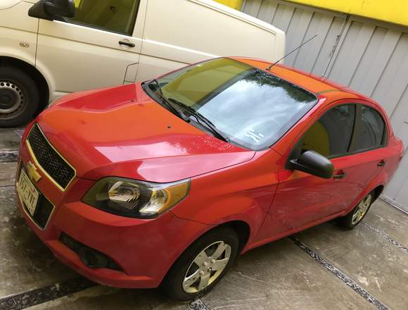 Chevrolet Aveo 2013 Rojo Victoria