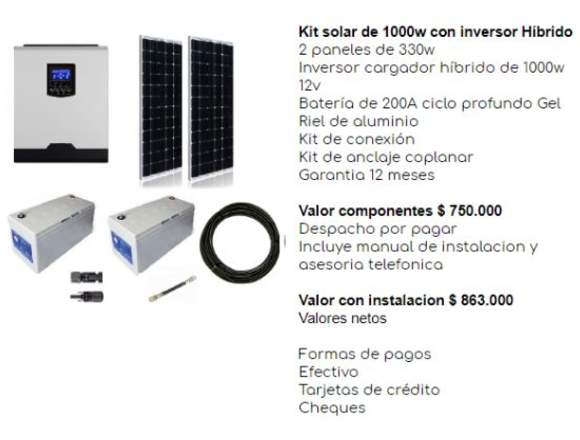Paneles solares energia solar 
