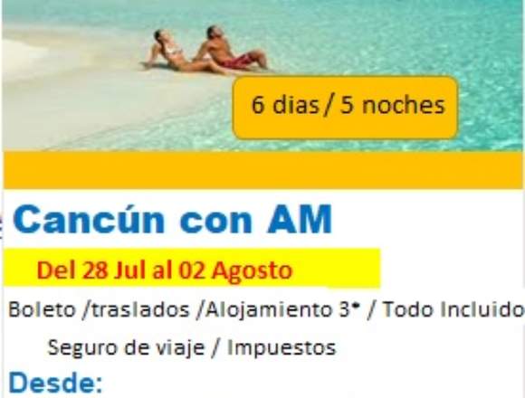 Viaje a Cancun en fiestas Patrias 2020