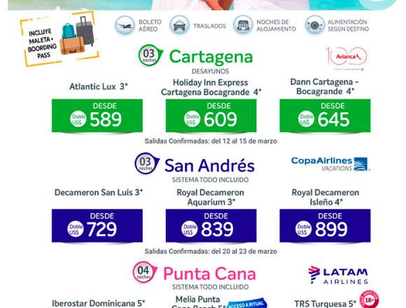 Viaje a Cartagena económico en familia