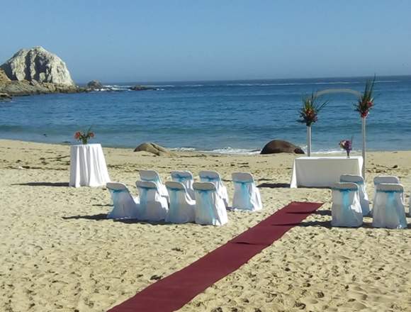 Banqueteria Fina Matrimonios en la Playa 
