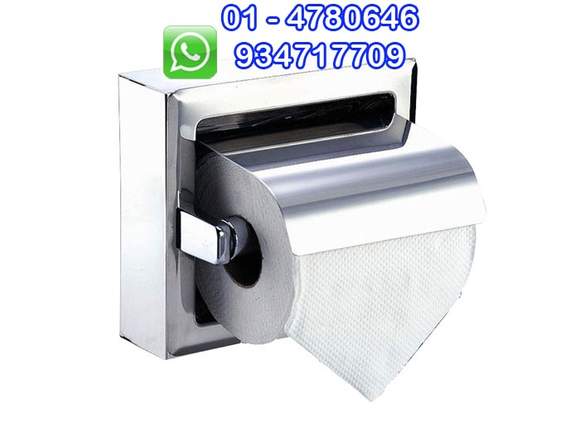 PAPELERA DOBLE ACERO INOXIDABLE CON LLAVE