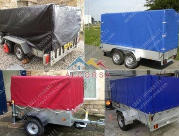 Coberturas de lona PVC para trailers 