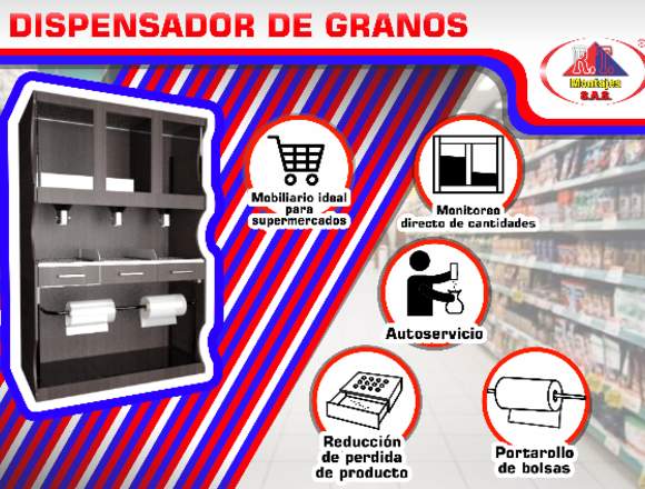 MUEBLE DISPENSADOR DE GRANOS