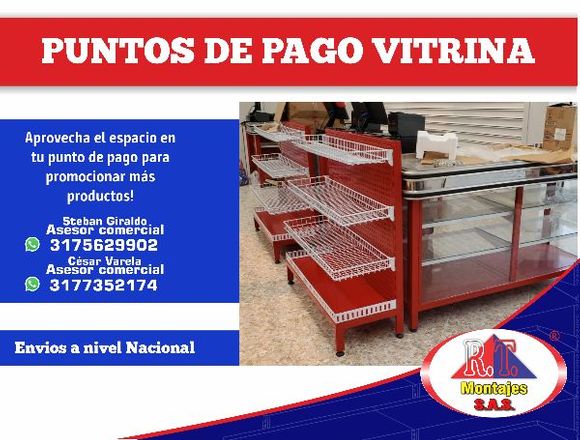 PUNTO DE PAGO VITRINA! 