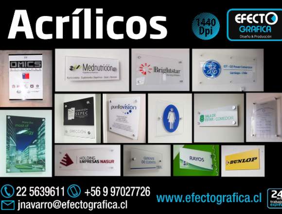 letreros de acrílico para oficinas