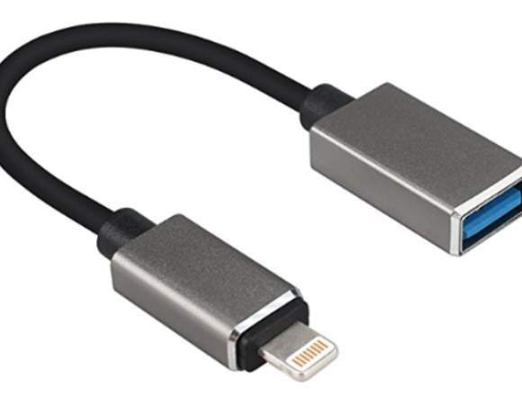 Hiotech Adaptador Otg Usb Entrada Lightning