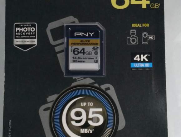 Memoria SD PNY 64GB 100% Original