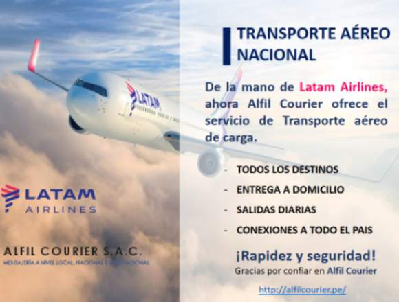 Transporte de carga terrestre y aérea