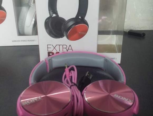 Audifonos Sony Extra Bass Wireless Rosados