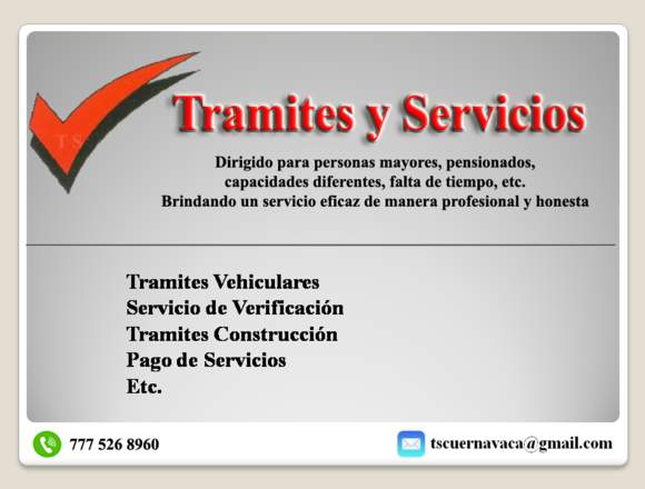 Tramites y Servicios