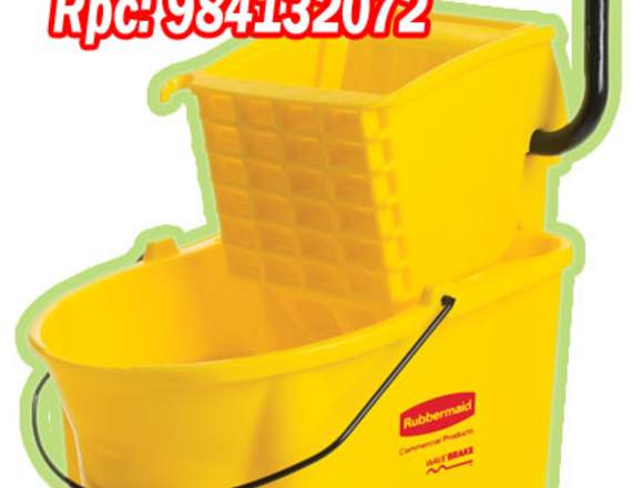 Balde Exprimidor Amarillo Rubbermaid