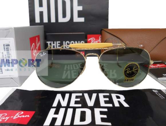 gafas ray ban aviator 3030 outdoorsman cola de rat