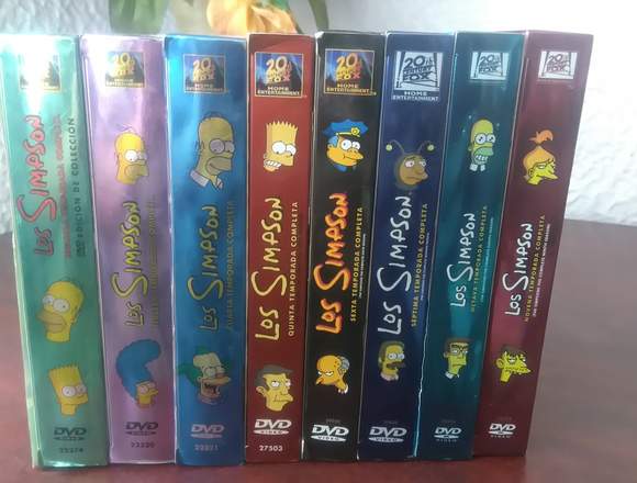 Serie de Los Simpson DVD Temporadas 2 a la 9
