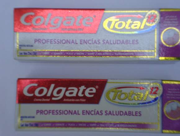 PASTA DENTAL COLGATE 22 ML. 100 PIEZAS $ 4  C/U