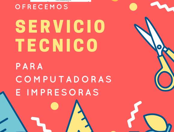 Servicio Técnico para computadoras e impresoras