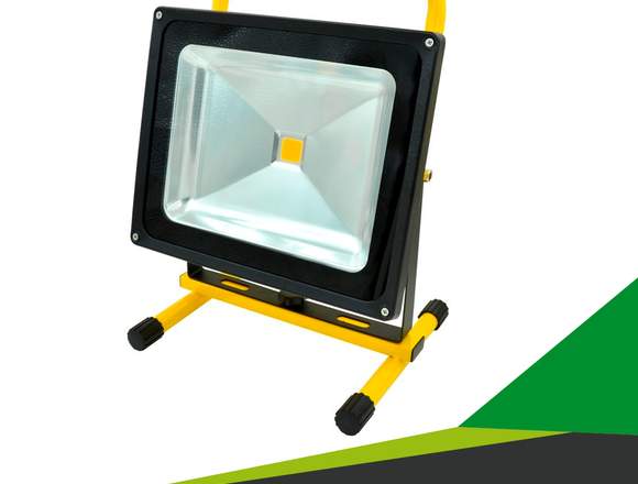  Foco Led Recargable Emergencia 30w