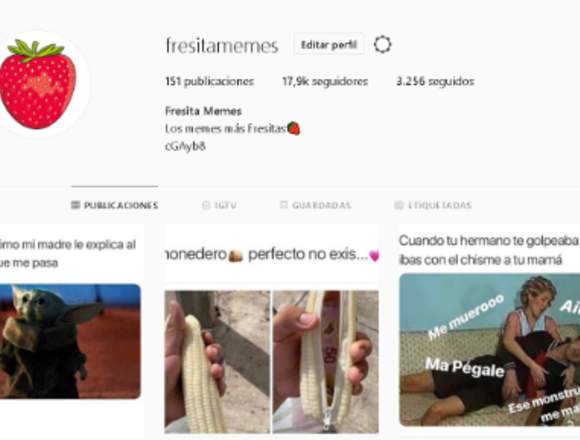 Cuenta de Instagram con 17k