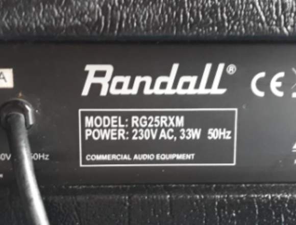 Amplificador Randall RG25RXM