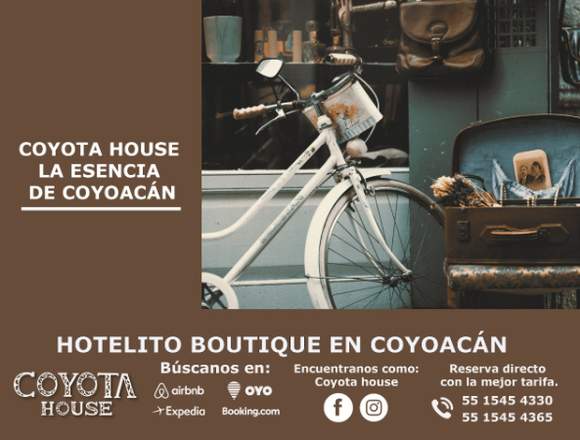 Hospédate en Coyota House, ¡No te arrepentirás!