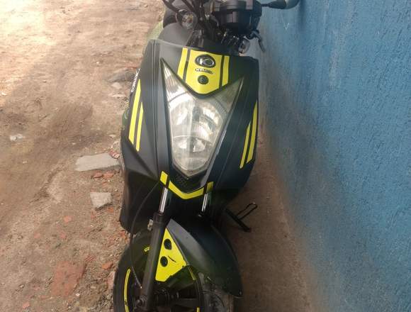 MOTO AGILITY XTREME COLOR NEGRO CON VERDE