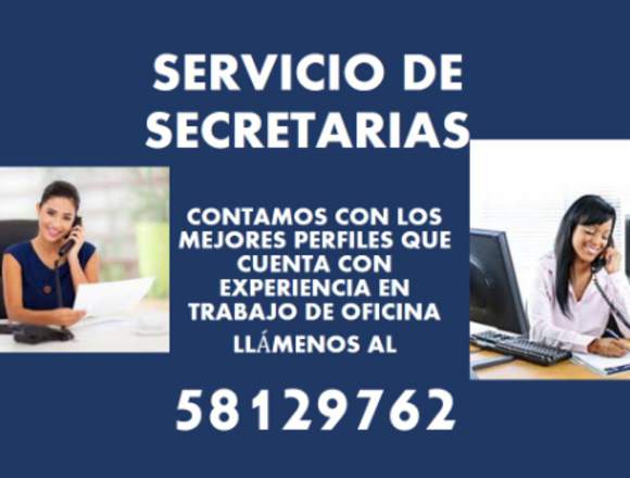 SERVICIO DE SECRETARIA 