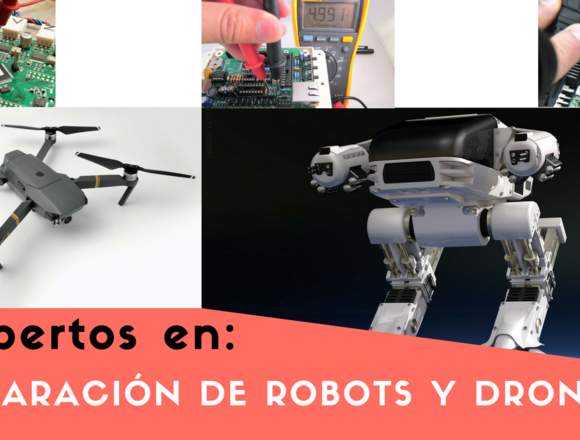 Reparación y mantenimiento de robots y drones