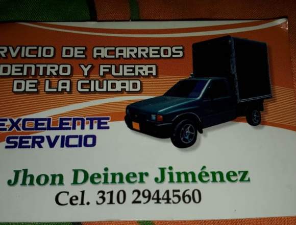 Servicio de acarreos 