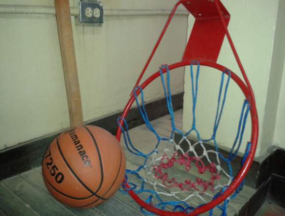 Set de Basket Aro Malla y Balón
