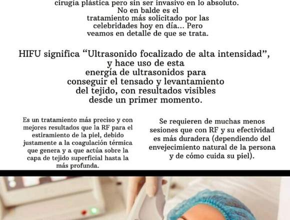 HIFU-SKIN Equipo facial y corporal