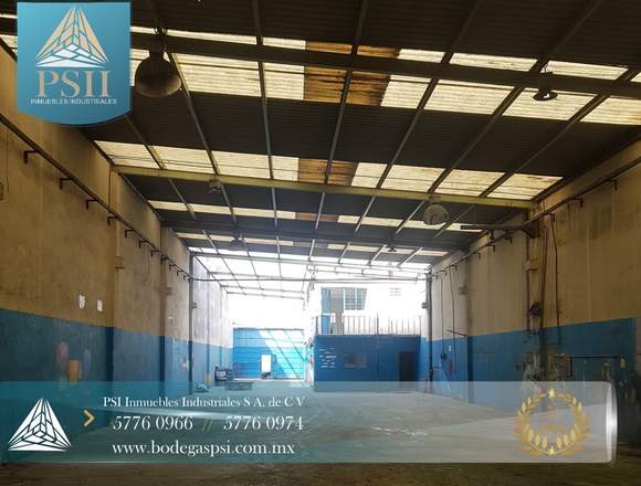 BODEGA EN RENTA ECATEPEC 500M2 