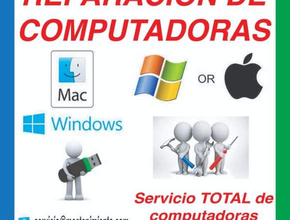 Reparación de computadoras  Windows / Macintosh