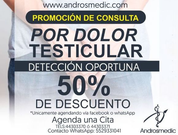  ANDROSMEDIC CONSULTAS AL 50% DE DESCUENTO 