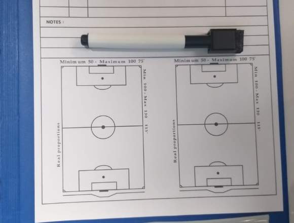 TABLERO TÁCTICO DE FÚTBOL 