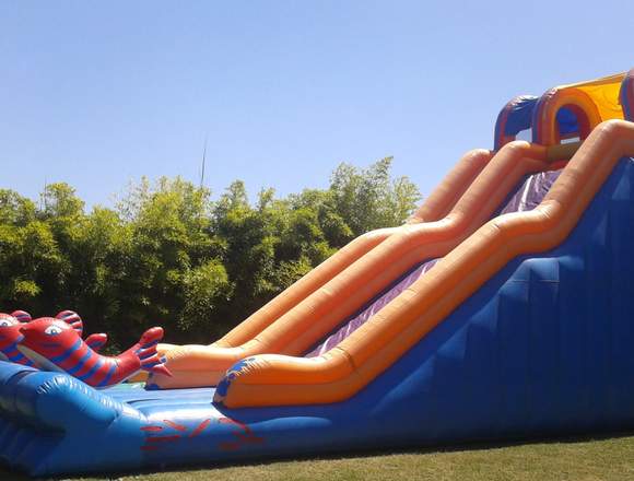 TOBOGAN INFLABLE 6 METROS DE ALTO X 12 DE LARGO