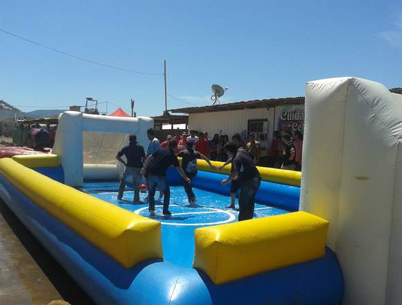 Cancha de Futbol inflable arriendo